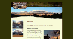 Desktop Screenshot of ponchaspringscolorado.us